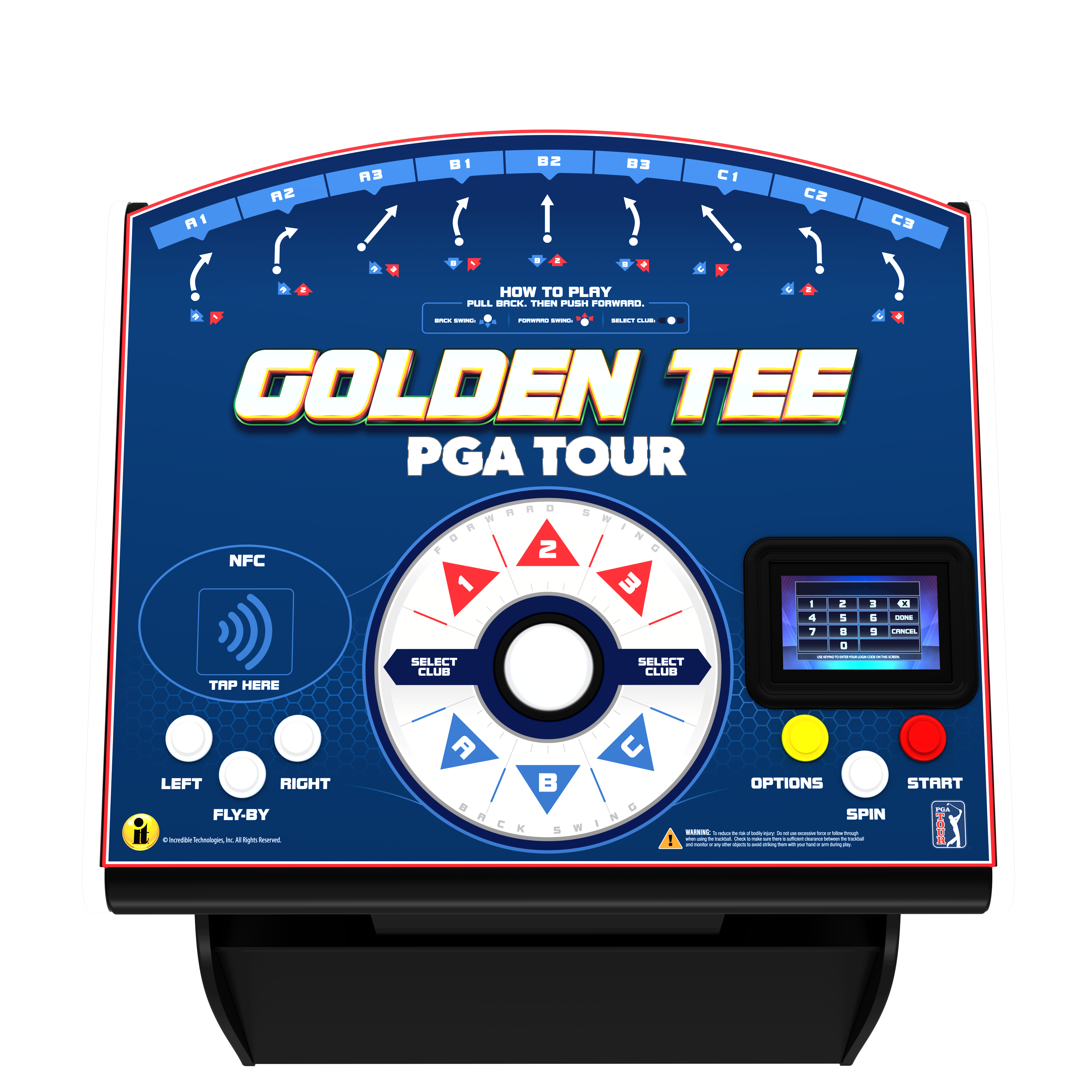 Golden Tee PGA TOUR Showpiece PRO (No Stand)